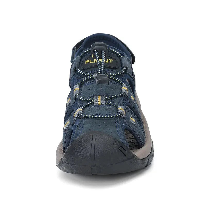 Men's Waterproof Closed-Toe Hiking Sandals for Summer Adventures