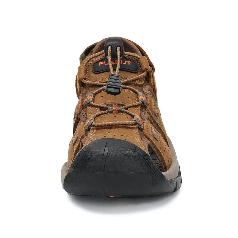 Men's Waterproof Closed-Toe Hiking Sandals for Summer Adventures