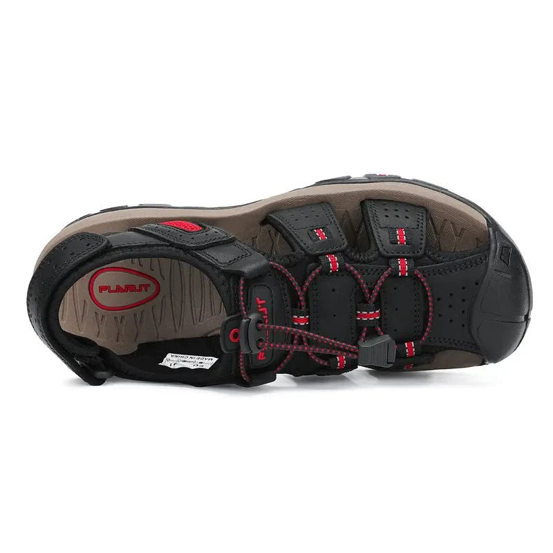 Men's Waterproof Closed-Toe Hiking Sandals for Summer Adventures
