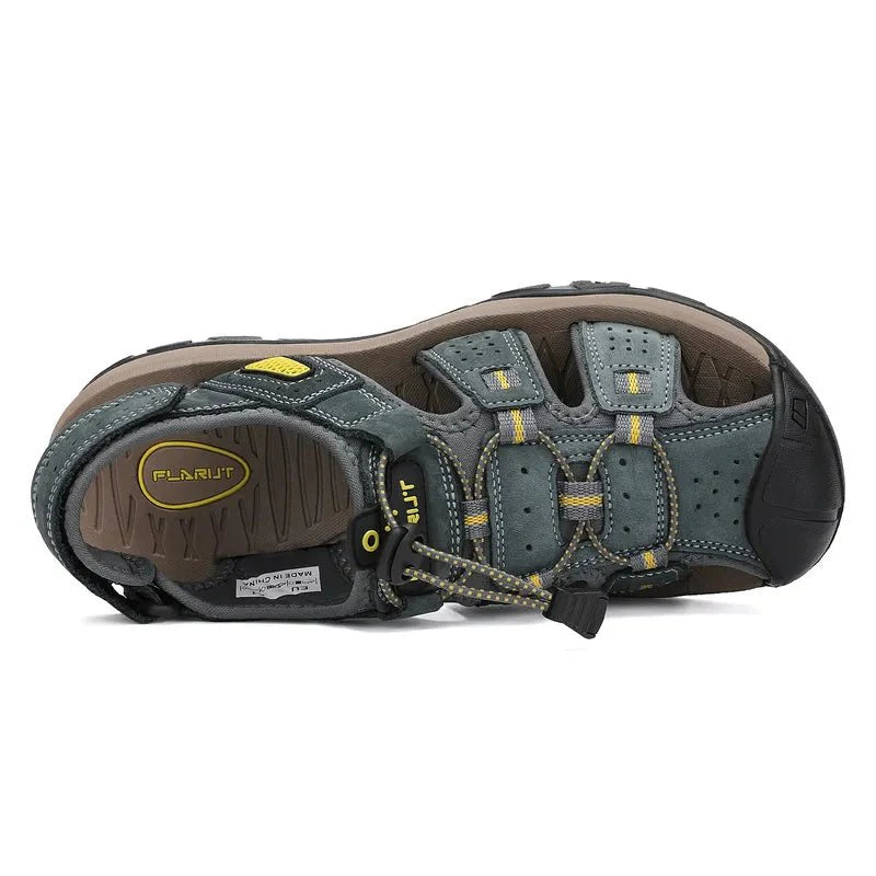 Men's Waterproof Closed-Toe Hiking Sandals for Summer Adventures