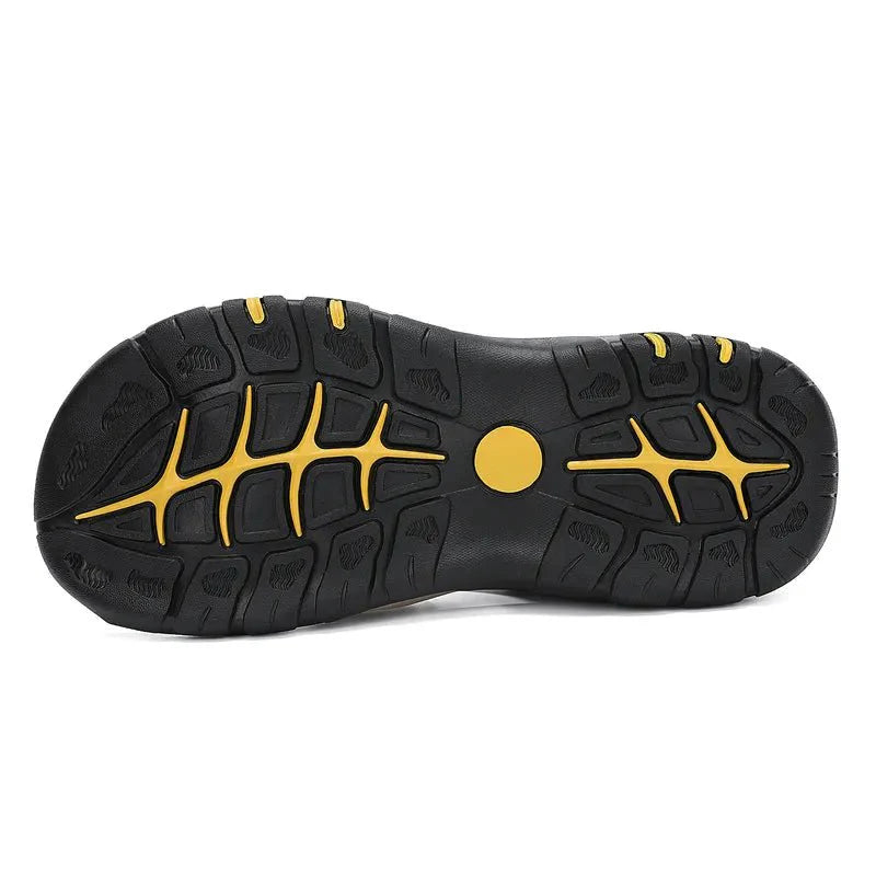 Men's Waterproof Closed-Toe Hiking Sandals for Summer Adventures