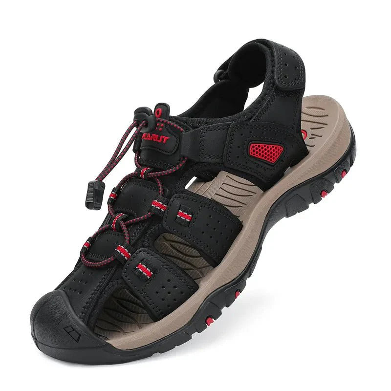 Men's Waterproof Closed-Toe Hiking Sandals for Summer Adventures