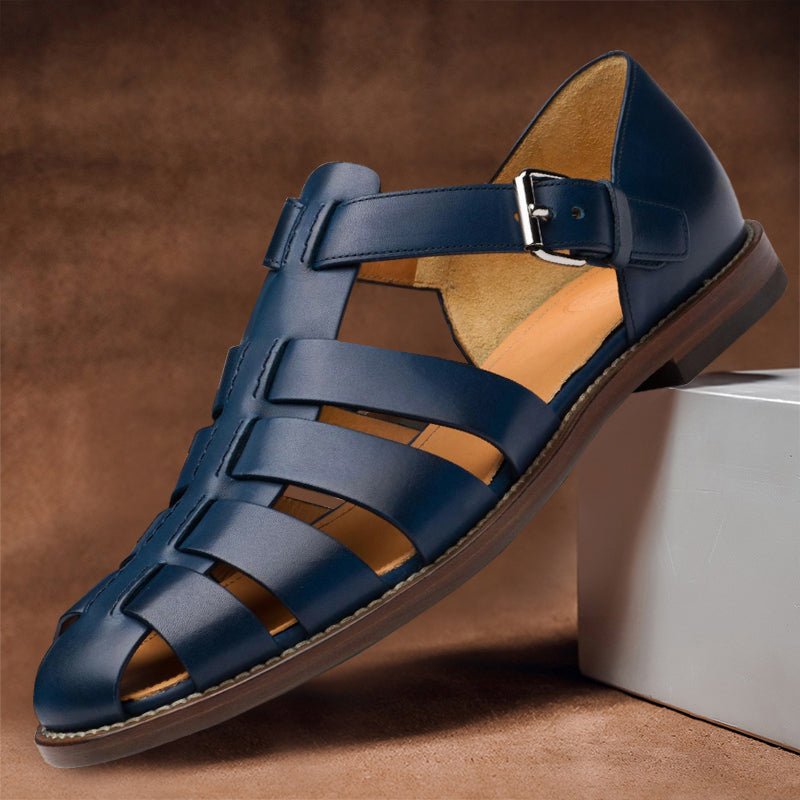Men's Slip-On Fisherman Sandals with Rubber Sole
