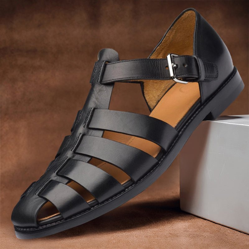 Men's Slip-On Fisherman Sandals with Rubber Sole