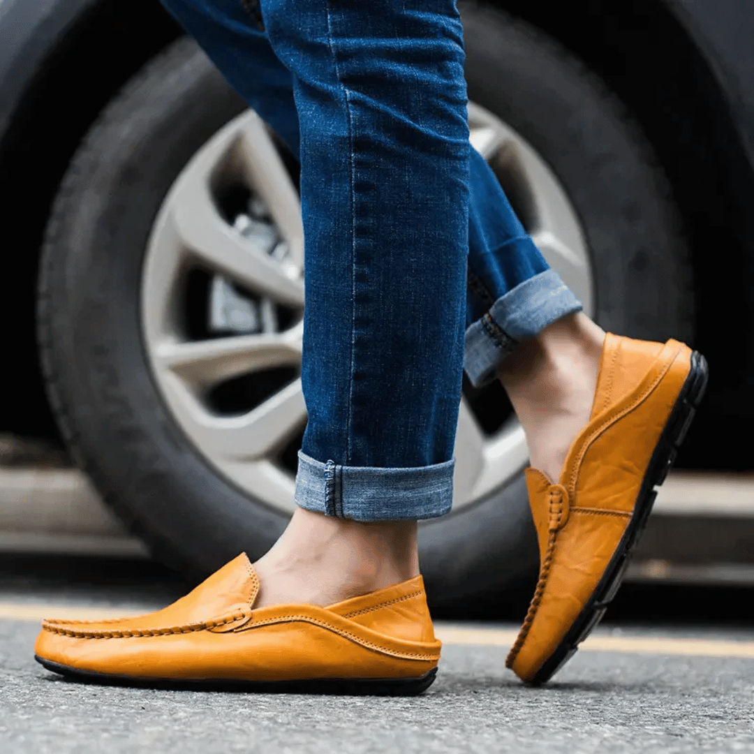 Luxury Italian Slip-On Moccasins for Men