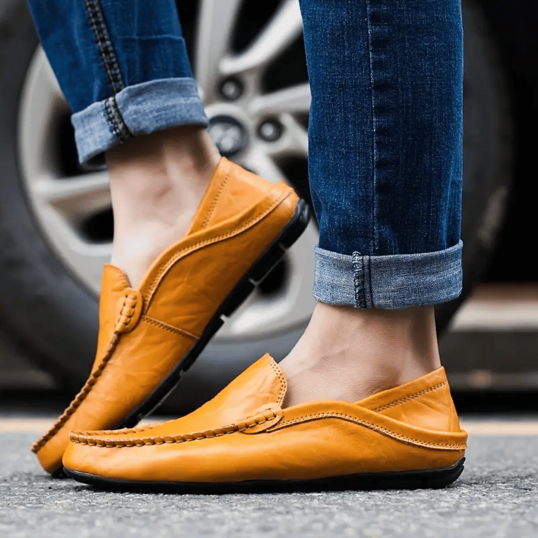 Luxury Italian Slip-On Moccasins for Men