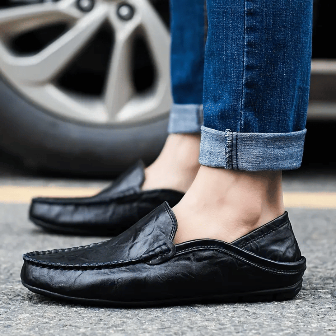 Luxury Italian Slip-On Moccasins for Men