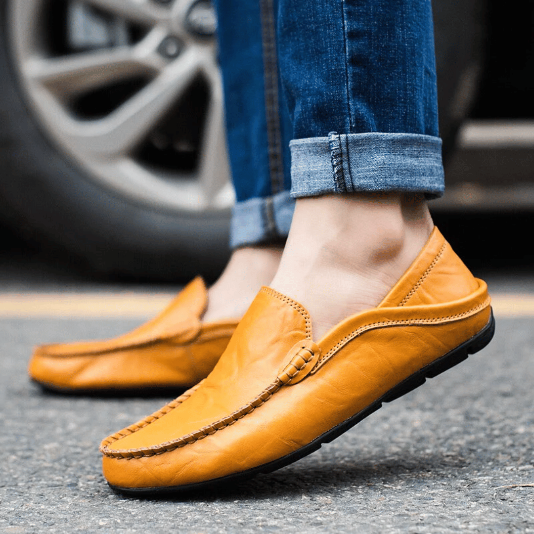 Luxury Italian Slip-On Moccasins for Men