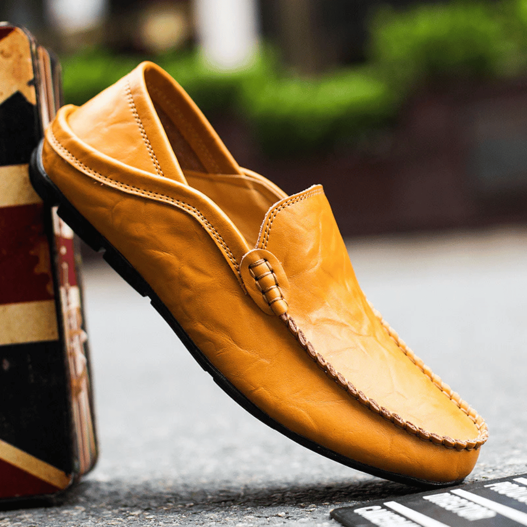 Luxury Italian Slip-On Moccasins for Men