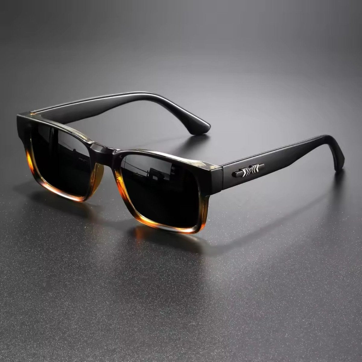 Men's Retro Square Sunglasses with UV400 Protection