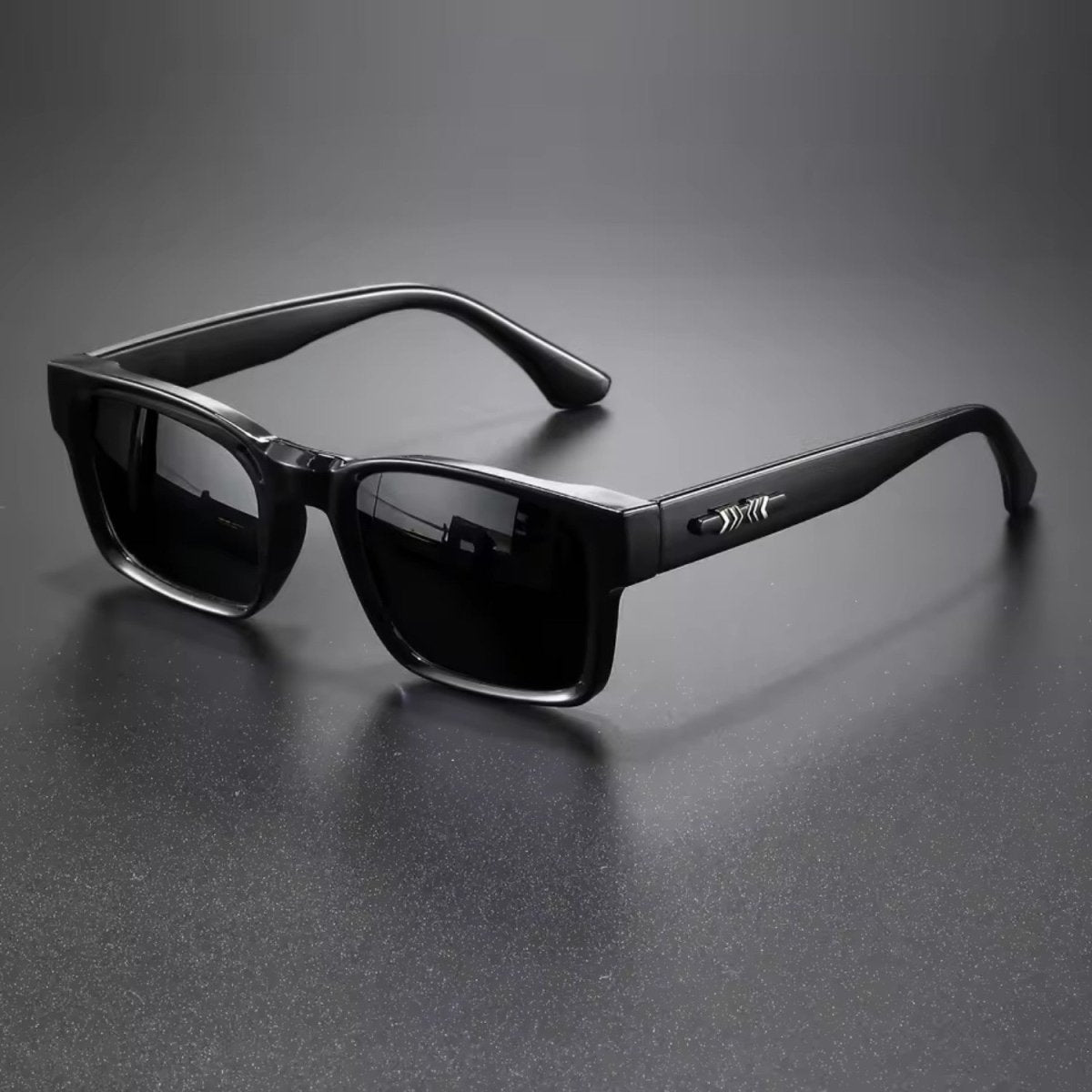 Men's Retro Square Sunglasses with UV400 Protection