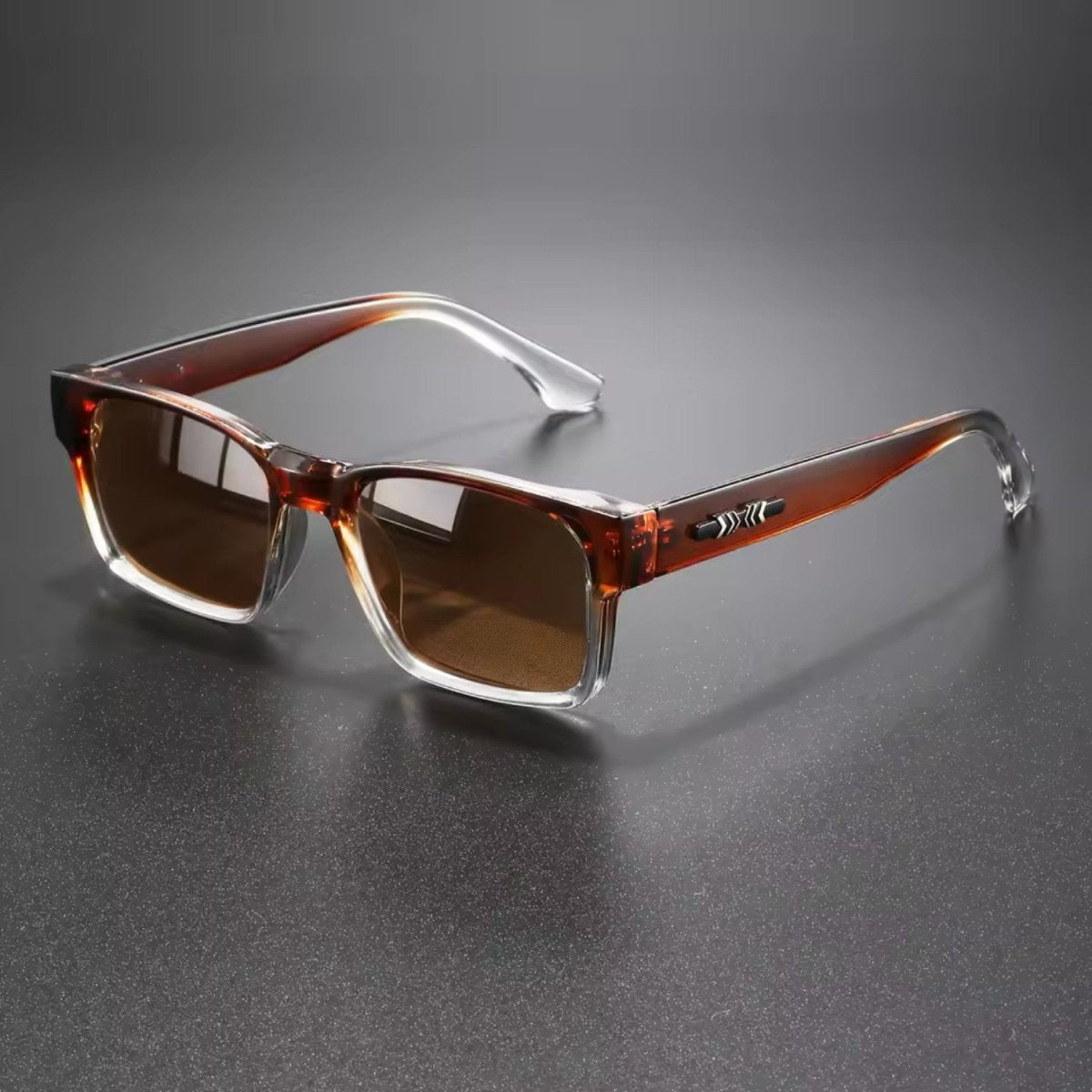 Men's Retro Square Sunglasses with UV400 Protection