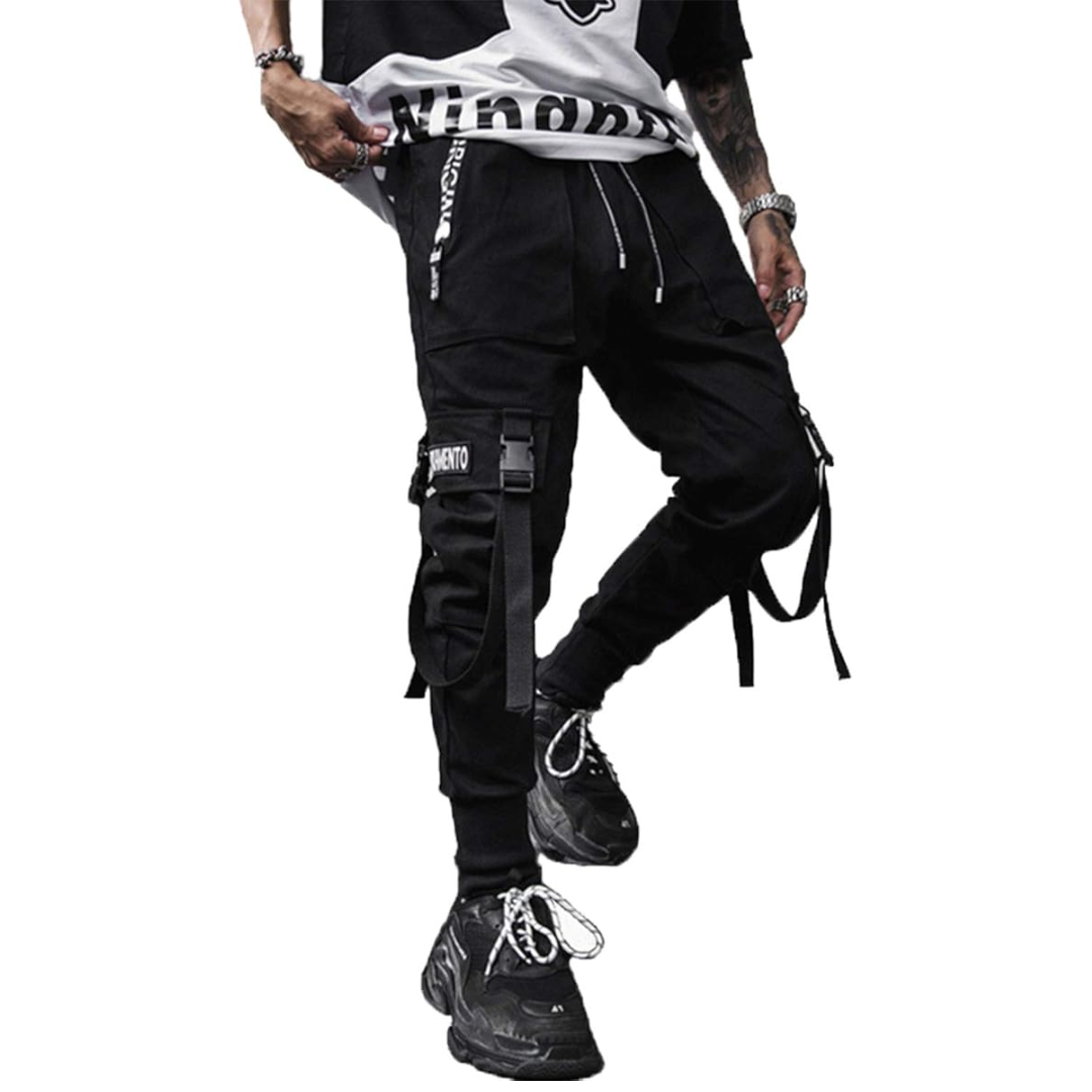 Men's Techwear Harem Fit Tactical Joggers with Pockets