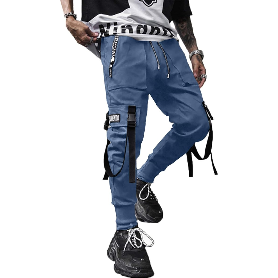 Men's Techwear Harem Fit Tactical Joggers with Pockets