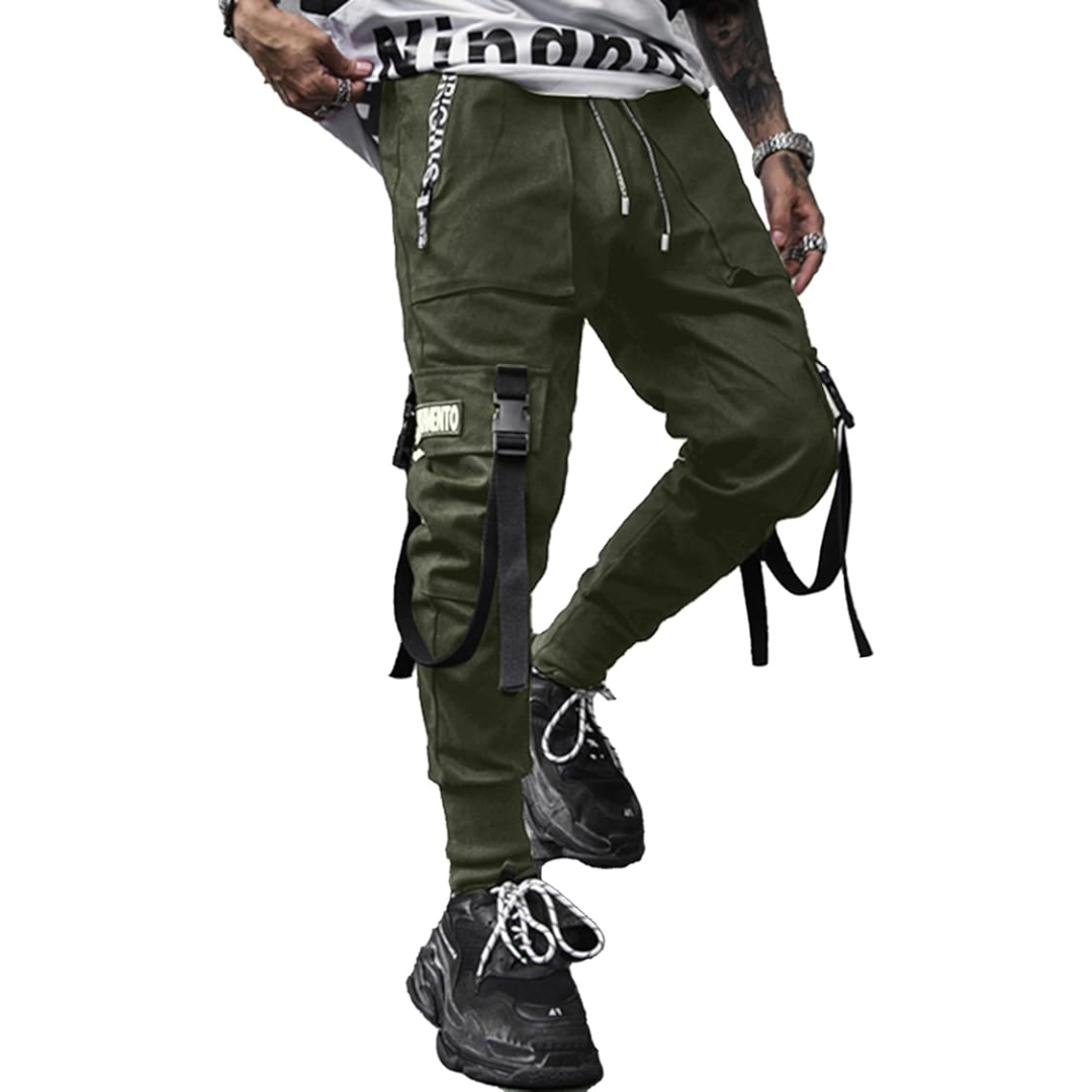 Men's Techwear Harem Fit Tactical Joggers with Pockets