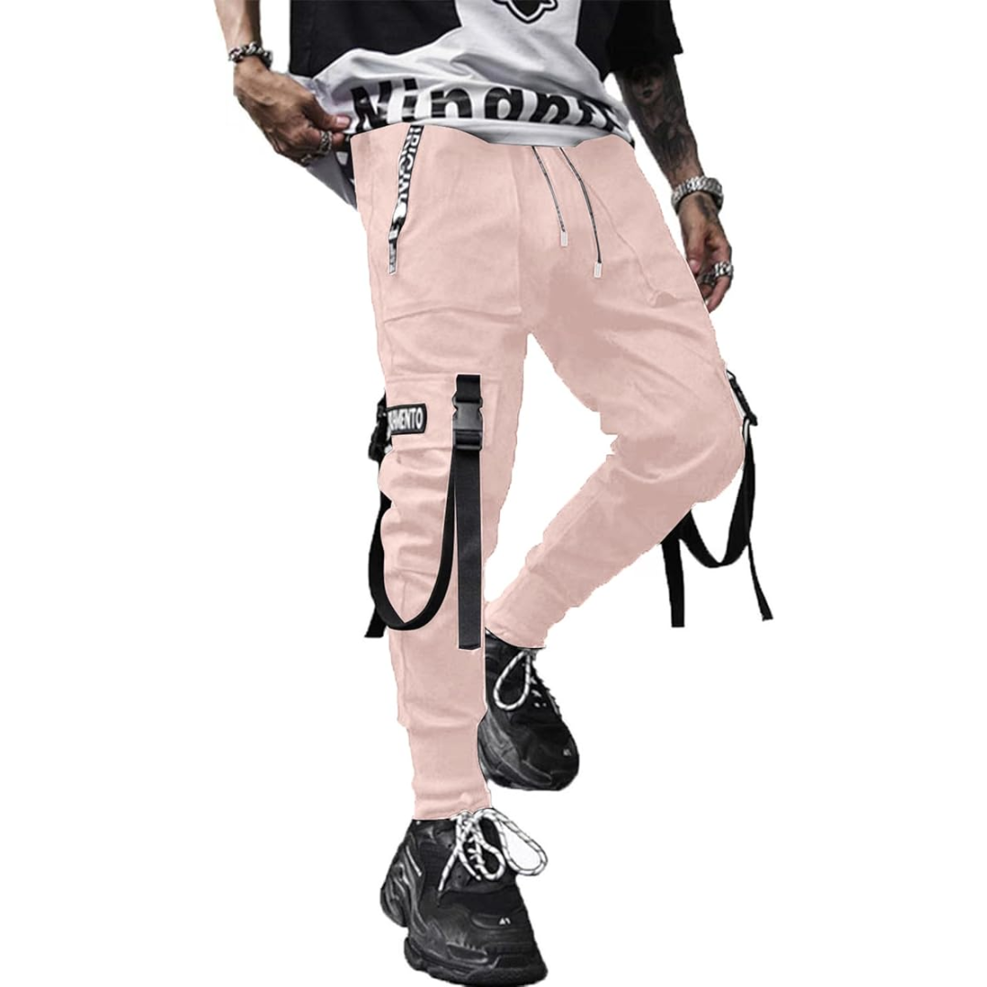 Men's Techwear Harem Fit Tactical Joggers with Pockets