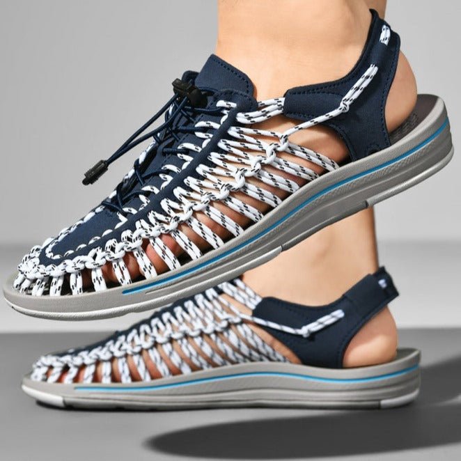 Men's Breathable Yacht Yarn Slip-On Casual Flats
