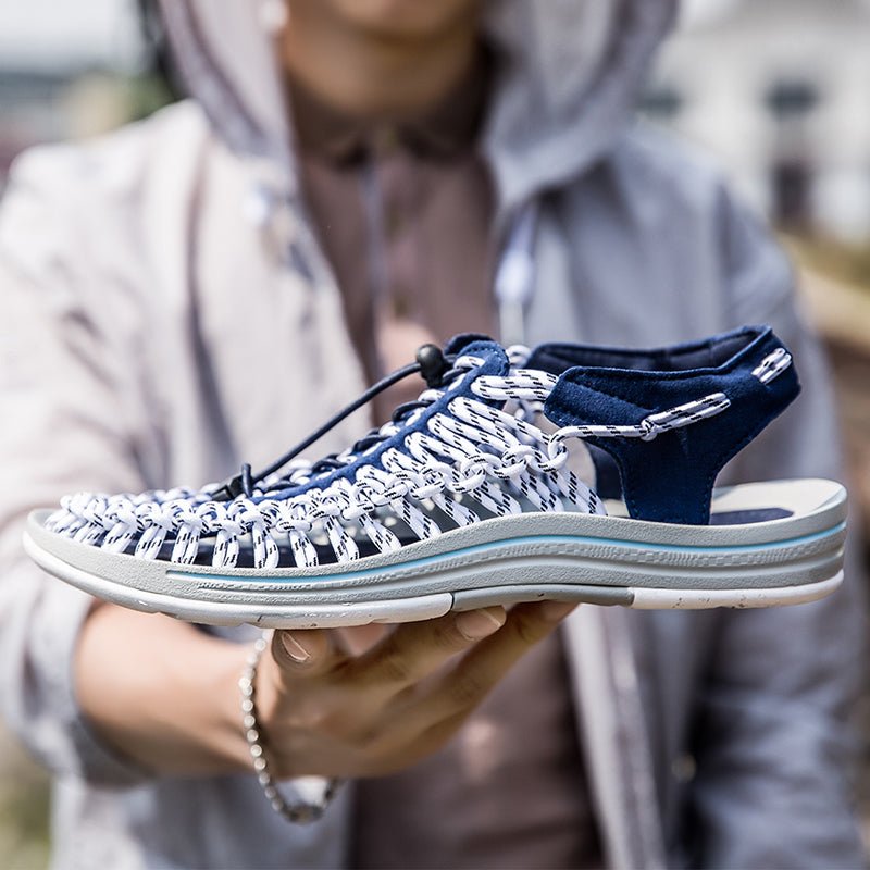 Men's Breathable Yacht Yarn Slip-On Casual Flats