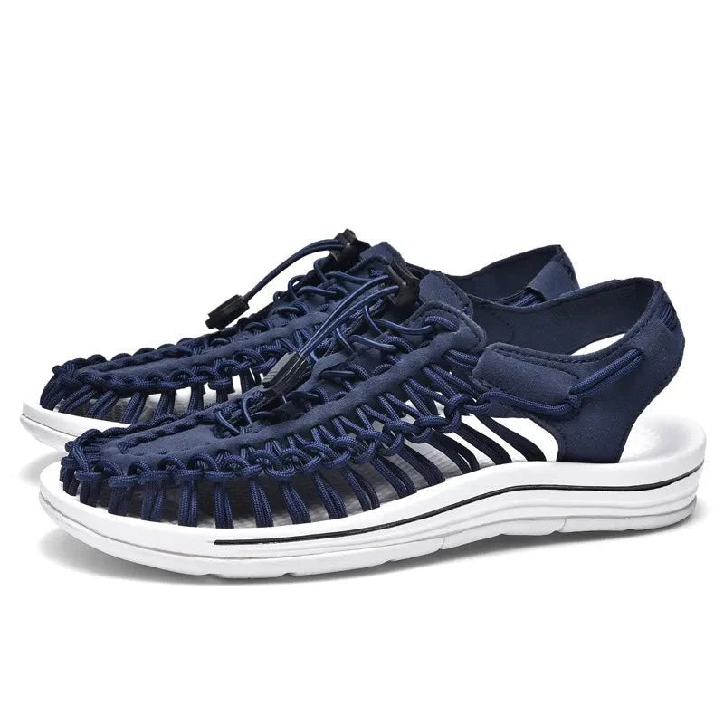 Men's Breathable Yacht Yarn Slip-On Casual Flats