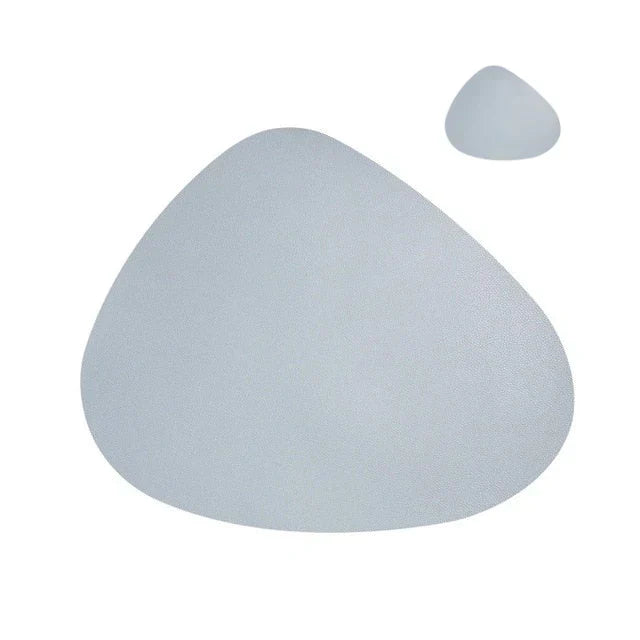 Pebble Design Placemat and Coaster Set in Multiple Colors
