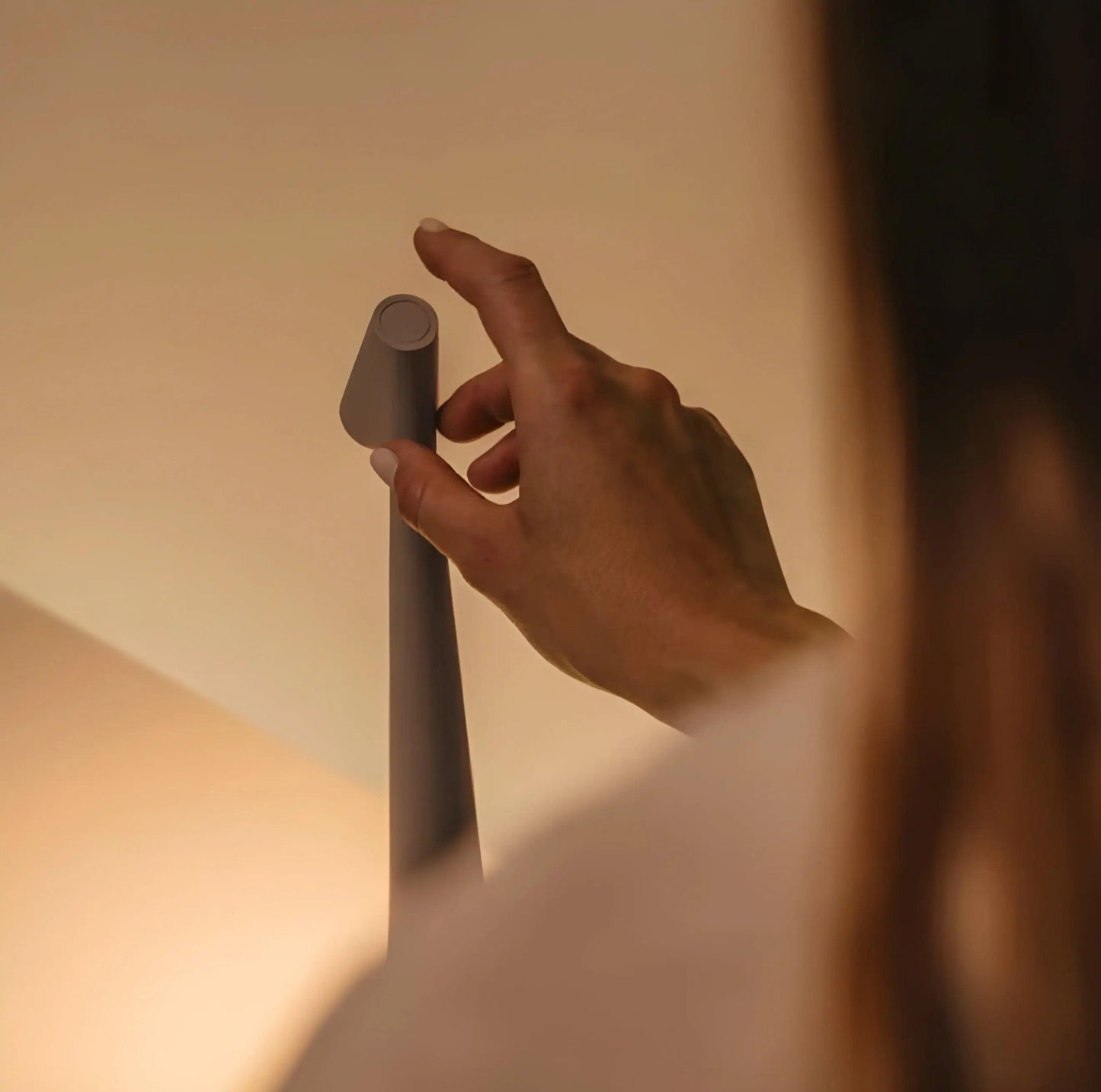 Portable Rechargeable Amari Table Lamp - Modern Aluminum Design