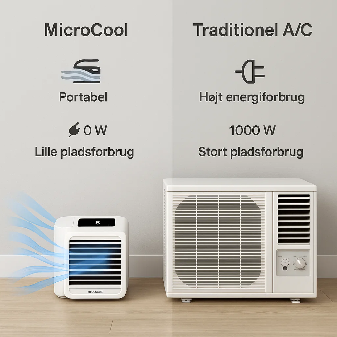 Portable Mini Air Conditioner with 1000ml Water Tank and Adjustable Fan