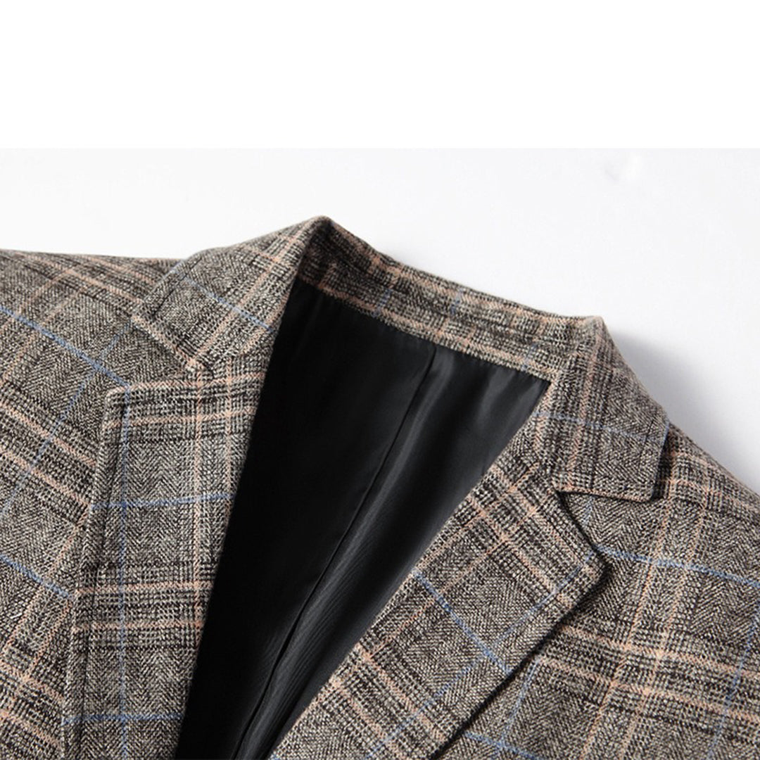 Khaki Modern Cut Blazer for Men