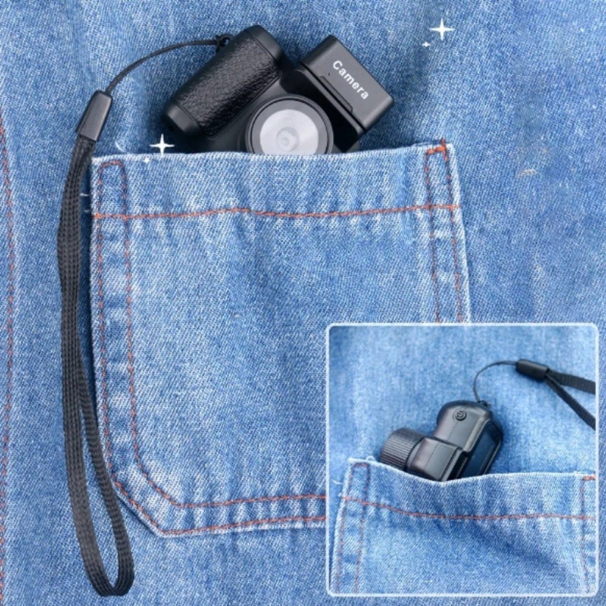 Mini Vintage Digital Camera with 1080P HD and Long Battery Life