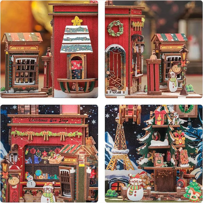 DIY Mini Christmas Bookend Building Kit