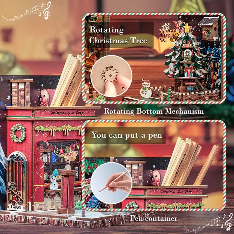 DIY Mini Christmas Bookend Building Kit