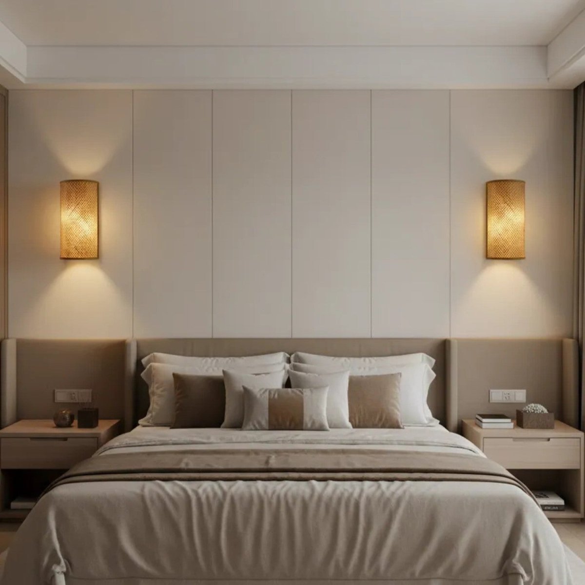 Minimalist Bamboo Wall-Mounted Lamp