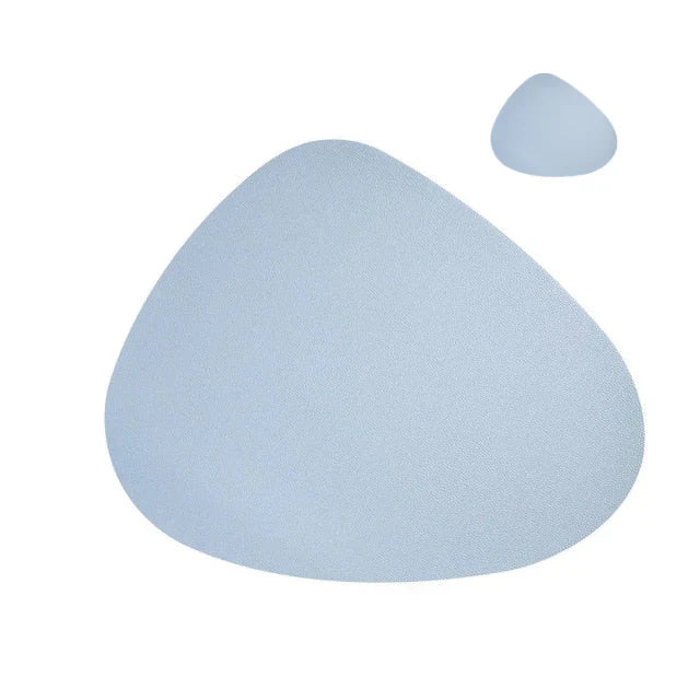Pebble Design Placemat and Coaster Set in Multiple Colors