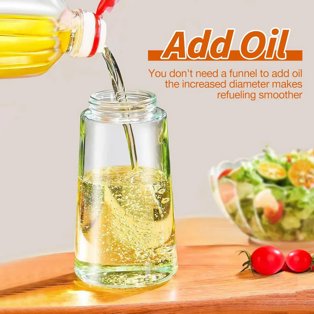 Refillable Glass Oil and Vinegar Spray Pourer