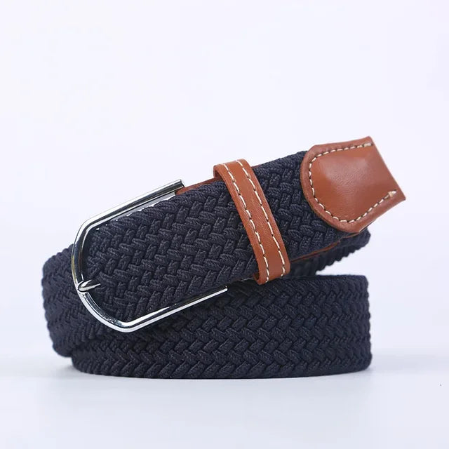 Casual Adjustable Stretch Belt in Elastic Fabric