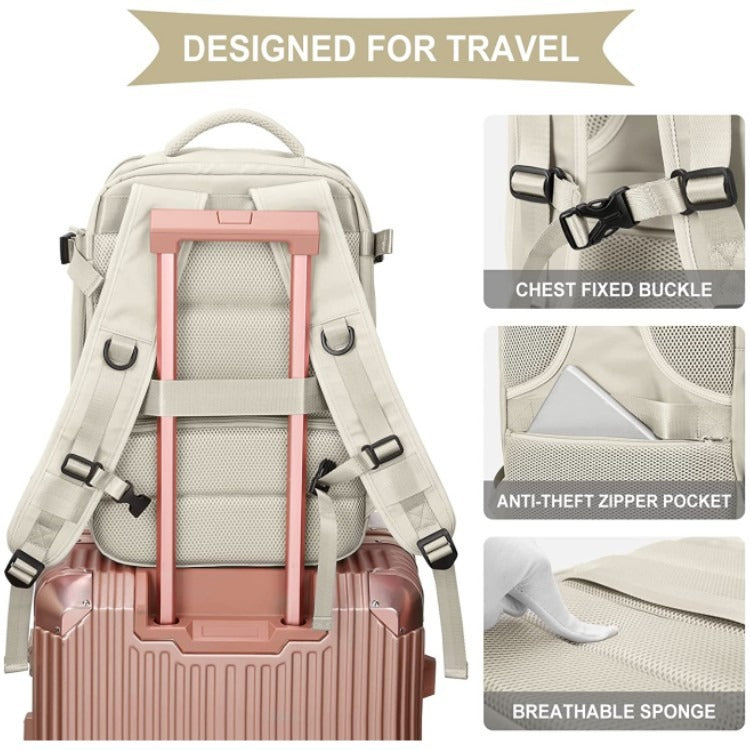 Waterproof Backpack with Laptop Compartment and Ergonomic Straps