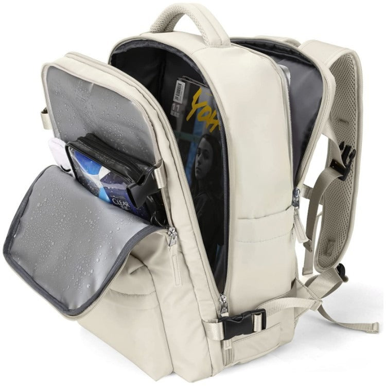 Waterproof Backpack with Laptop Compartment and Ergonomic Straps