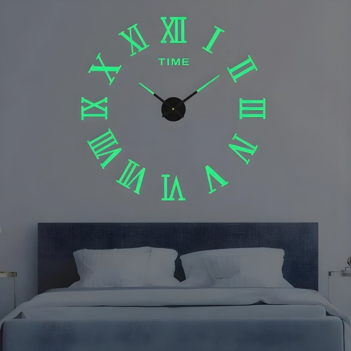 Modern Silent Wall Clock with Unique Number Design