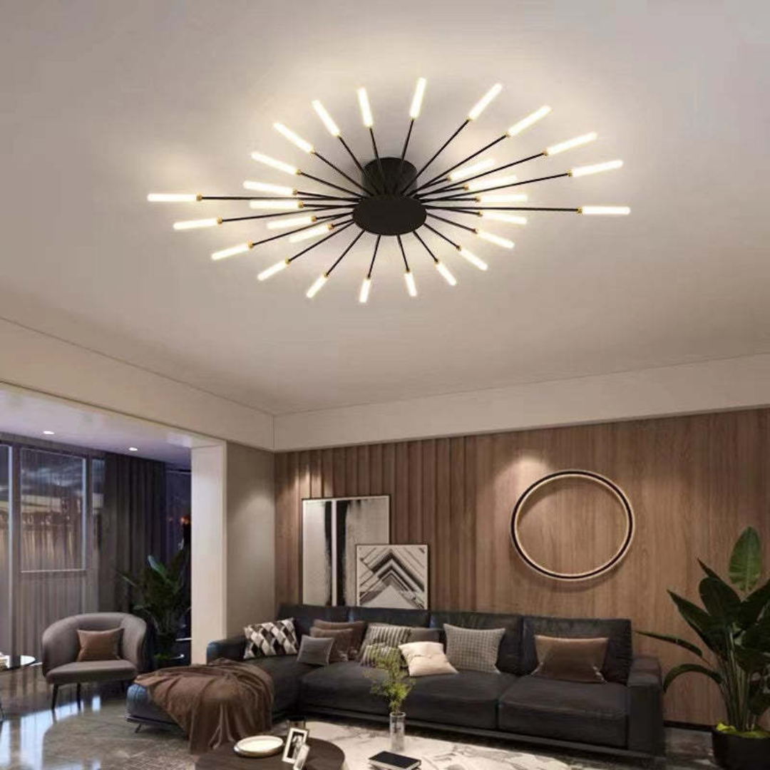 Modern Large LED Ceiling Light Fixture for Living Rooms and Bedrooms