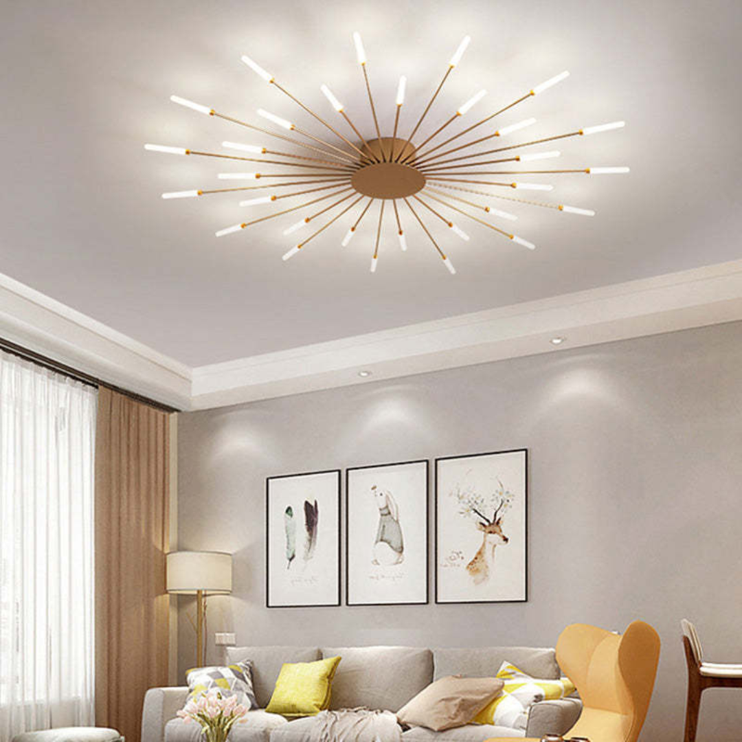 Modern Large LED Ceiling Light Fixture for Living Rooms and Bedrooms