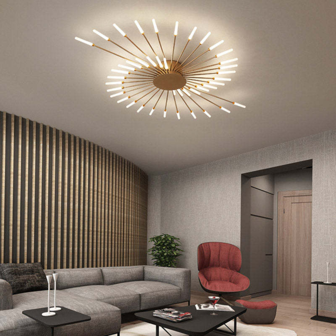 Modern Large LED Ceiling Light Fixture for Living Rooms and Bedrooms