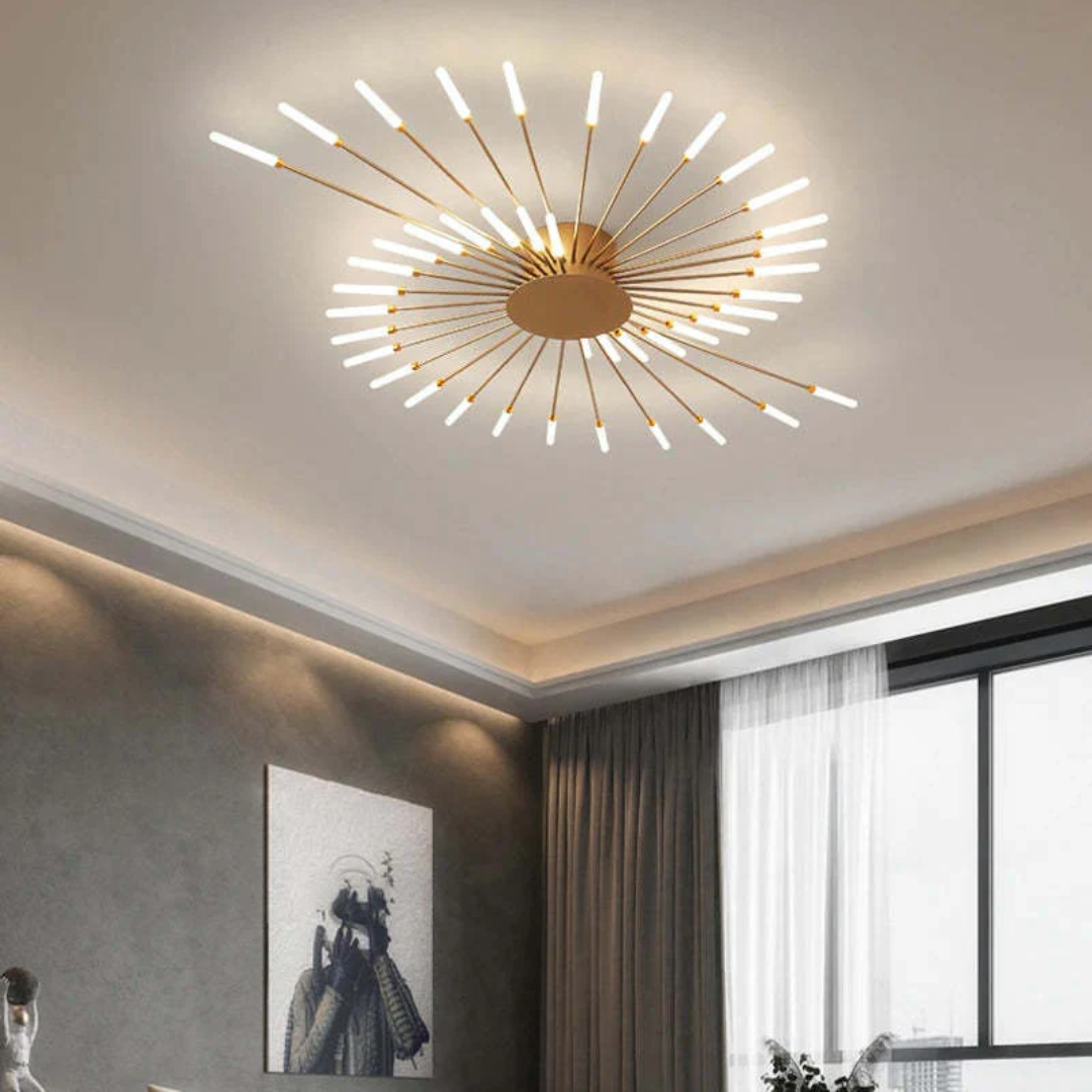Modern Large LED Ceiling Light Fixture for Living Rooms and Bedrooms