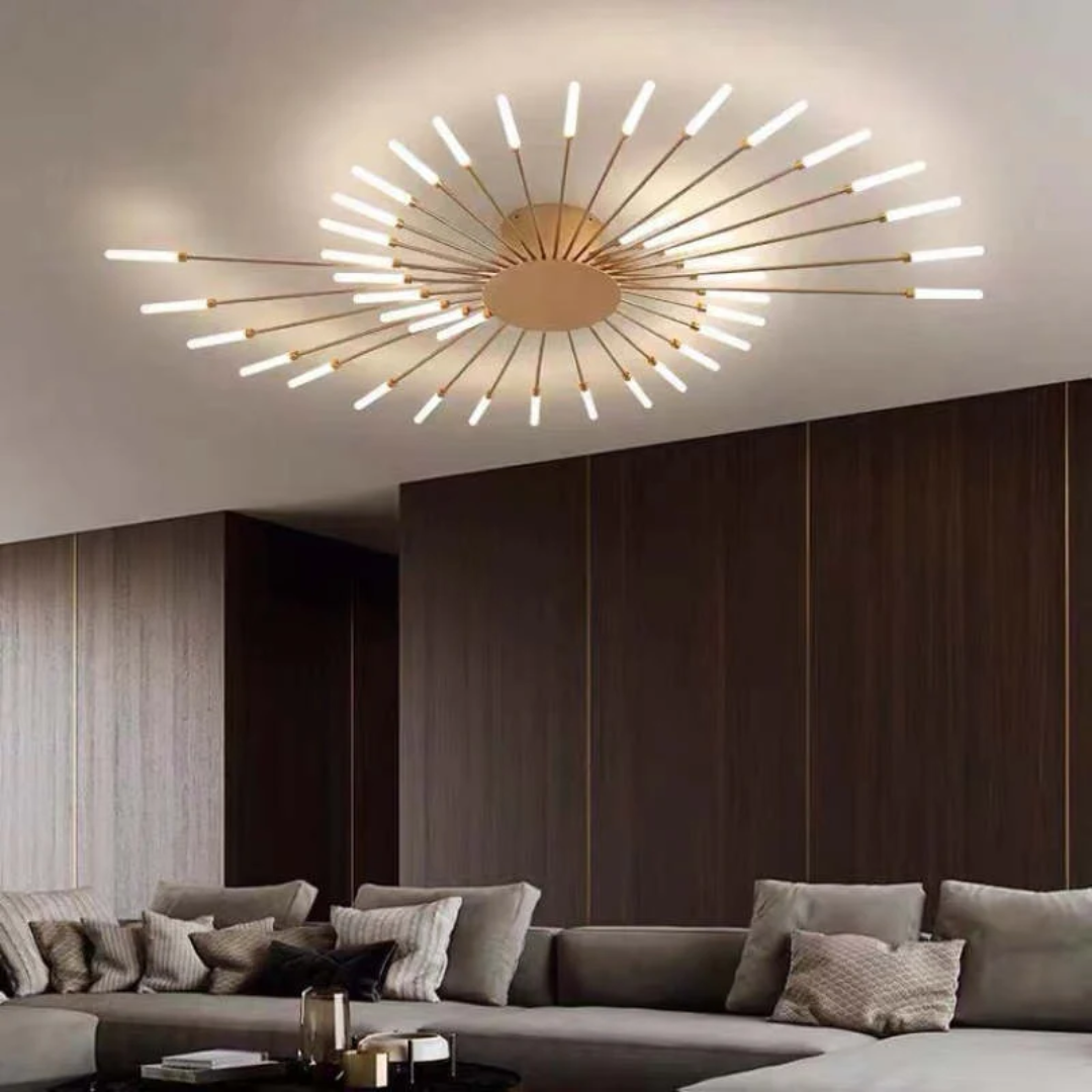 Modern Large LED Ceiling Light Fixture for Living Rooms and Bedrooms