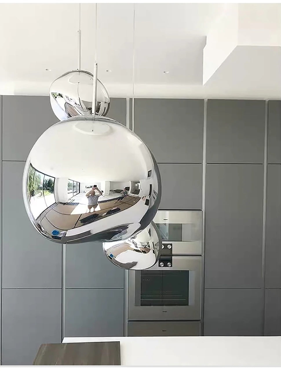 Modern LED Pendant Light with Adjustable Height