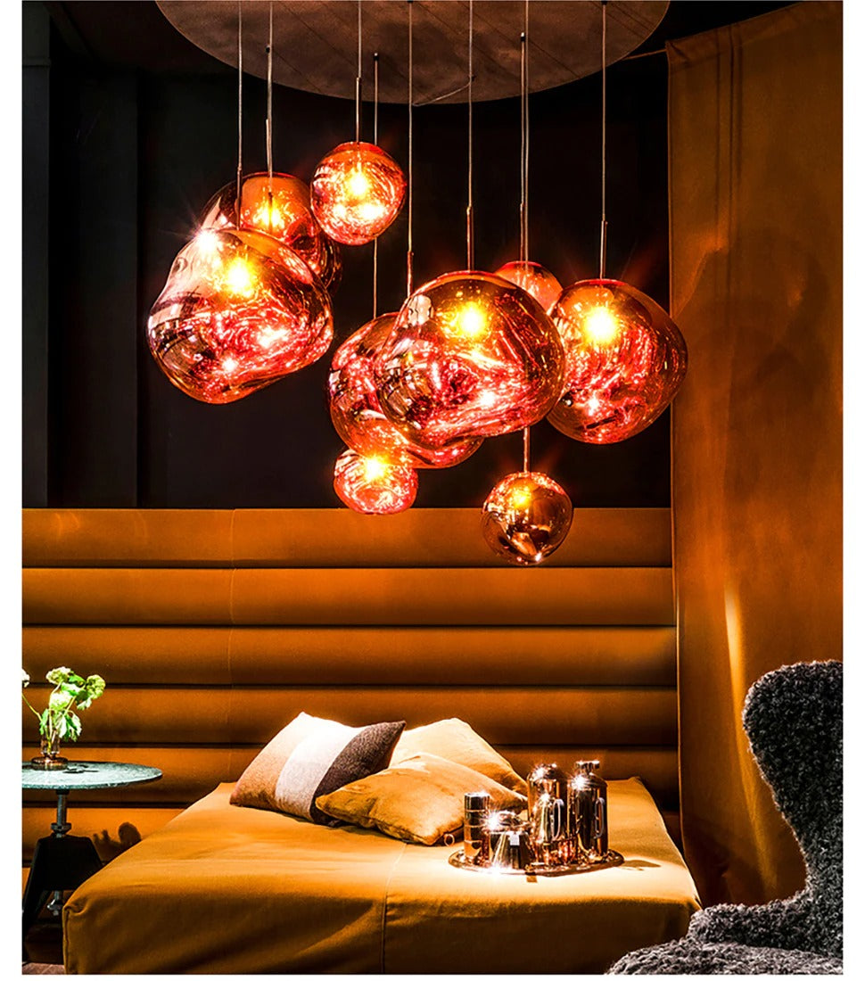 Modern LED Pendant Light with Adjustable Height
