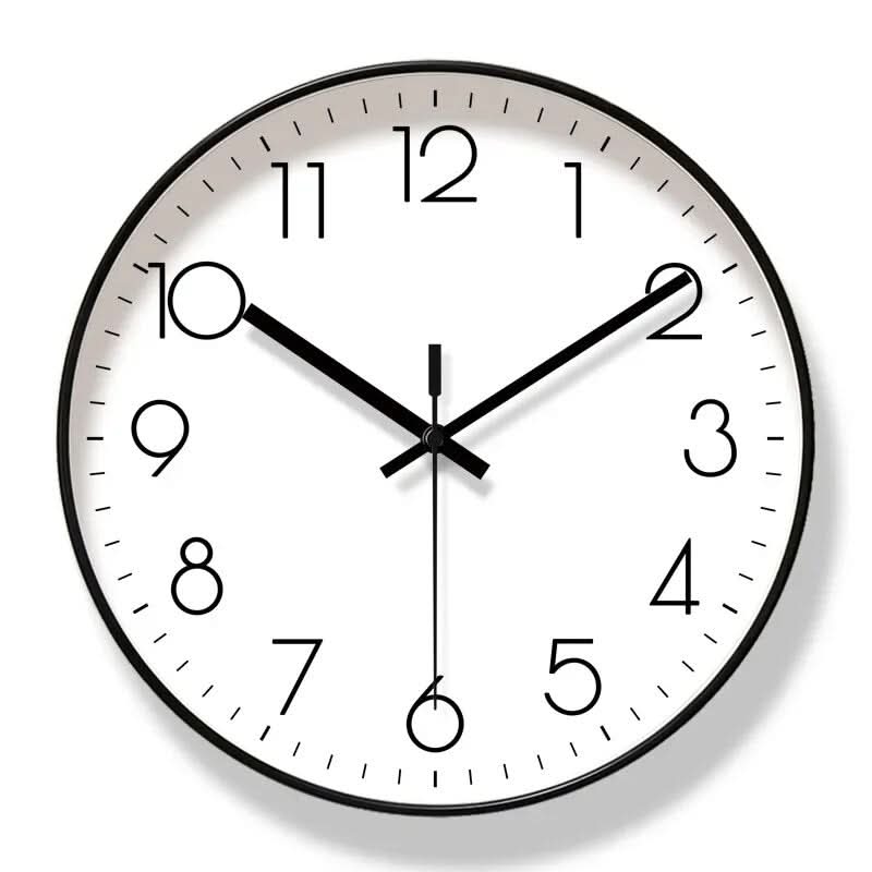 Nordic Style Silent Wall Clock with Quartz Movement