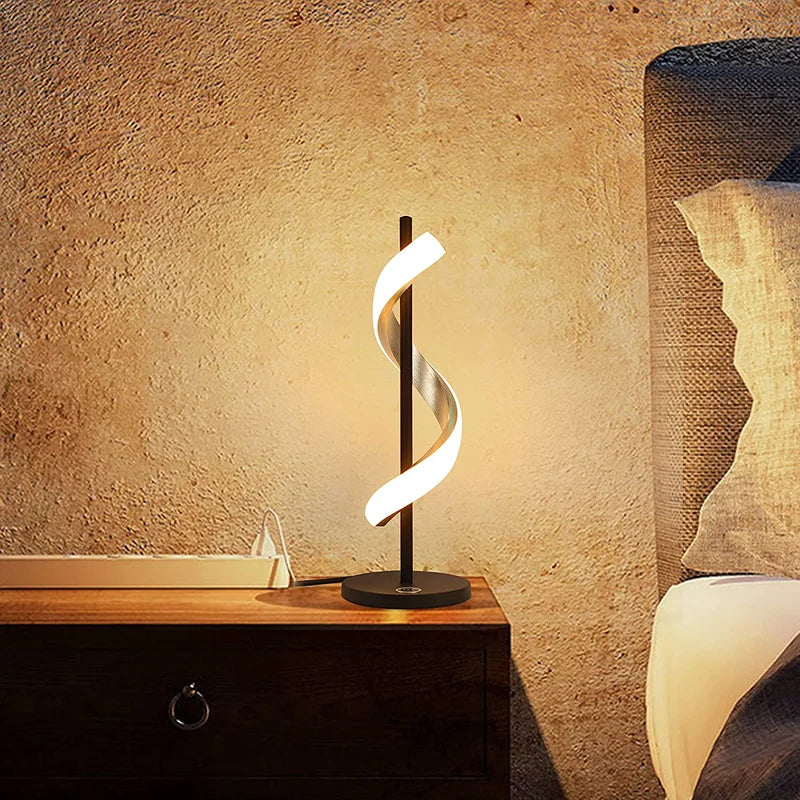 Modern Minimalist Table Lamp with Warm Illumination
