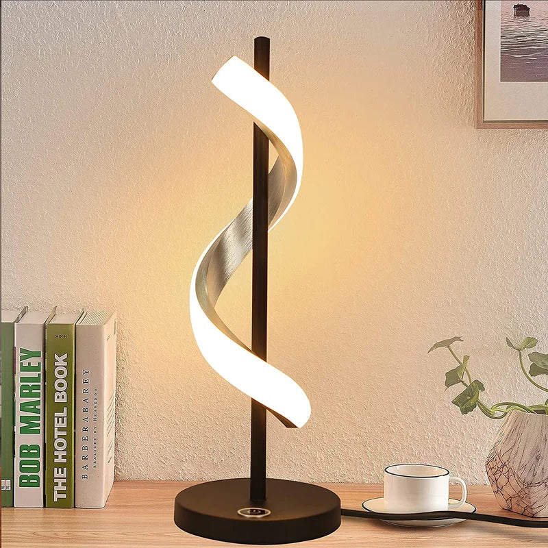 Modern Minimalist Table Lamp with Warm Illumination