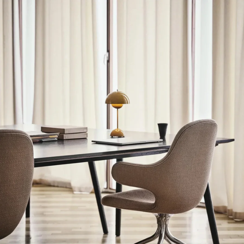 Touch Sensitive Modern Table Lamp with Adjustable Brightness and Three Light Tones