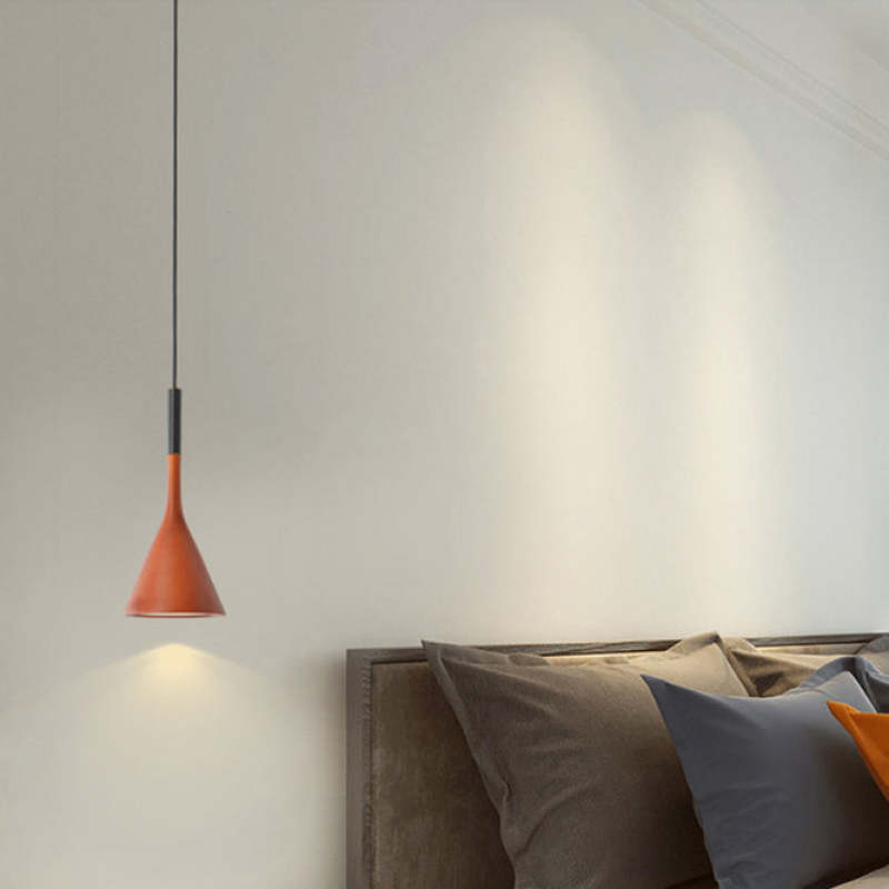 Modern Triangle Pendant Lamp with Adjustable Height and LED Bulb