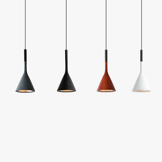 Modern Triangle Pendant Lamp with Adjustable Height and LED Bulb